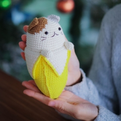Banana Cat amigurumi pattern by Lennutas