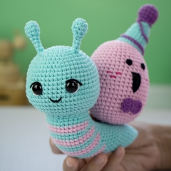 Birthday Snail amigurumi pattern by Lennutas