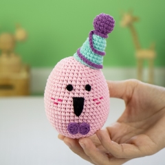 Birthday Snail amigurumi by Lennutas
