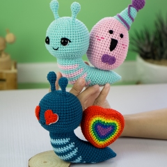 Birthday Snail amigurumi pattern by Lennutas