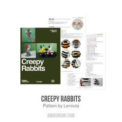 Creepy Rabbits amigurumi pattern by Lennutas