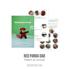 Red Panda DAB amigurumi pattern by Lennutas
