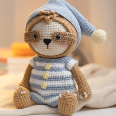 The little Sloth amigurumi pattern by GatoFio