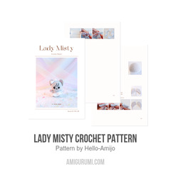 Lady Misty Crochet Pattern amigurumi pattern by Hello Amijo