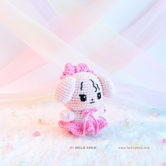 Lady Sakura Crochet Pattern amigurumi pattern by Hello Amijo