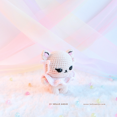 Lady Vanilla Crochet Pattern amigurumi pattern by Hello Amijo