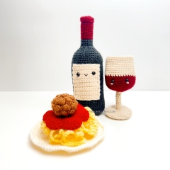 Italian Food Edition amigurumi by Knotmonster