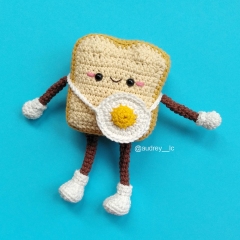 Breakfast Besties amigurumi pattern by Audrey Lilian Crochet