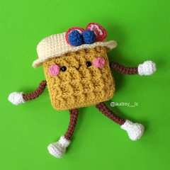 Breakfast Besties amigurumi pattern by Audrey Lilian Crochet