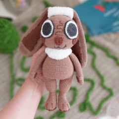 Cocoa the Chocolate Bunny amigurumi pattern by Iryna Zubova