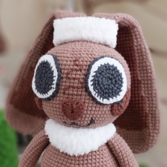 Cocoa the Chocolate Bunny amigurumi by Iryna Zubova