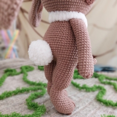Cocoa the Chocolate Bunny amigurumi pattern by Iryna Zubova