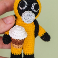 Nuclear Coffee amigurumi by Mariia Zhyrakova