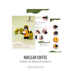 Nuclear Coffee amigurumi pattern by Mariia Zhyrakova