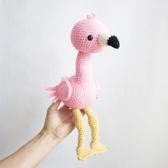 Amigurumi Flamingo amigurumi by A Menagerie of Stitches