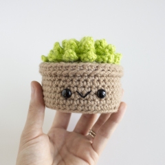 Amigurumi Succulent amigurumi pattern by A Menagerie of Stitches