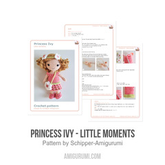 Princess Ivy - Little Moments amigurumi pattern by Schipper Amigurumi