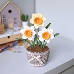Flowers in a Pot (3 in 1 bundle) amigurumi pattern by apinchofcotton