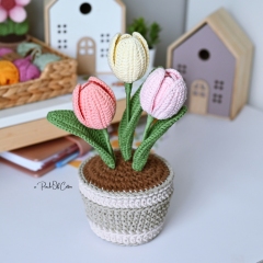Flowers in a Pot (3 in 1 bundle) amigurumi pattern by apinchofcotton