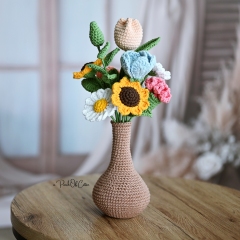 Spring Whisper Bouquet amigurumi pattern by apinchofcotton