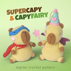 Capybaras amigurumi pattern by GatoMia