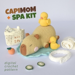 Capybaras amigurumi by GatoMia