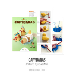 Capybaras amigurumi pattern by GatoMia