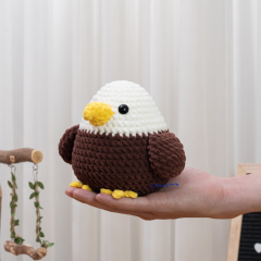 Bald Eagle  amigurumi by The Loop Story