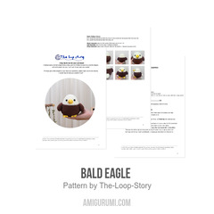 Bald Eagle  amigurumi pattern by The Loop Story