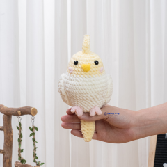 Parrot Cockatiel and Budgie amigurumi by The Loop Story