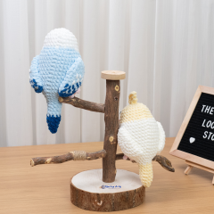 Parrot Cockatiel and Budgie amigurumi pattern by The Loop Story