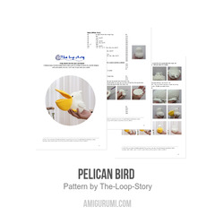 Pelican Bird  amigurumi pattern by The Loop Story