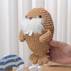 Walrus amigurumi pattern by The Loop Story