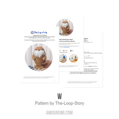 Walrus amigurumi pattern by The Loop Story