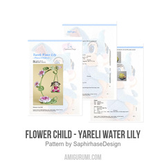 Flower Child - Yareli Water Lily amigurumi pattern by SaphirhaseDesign