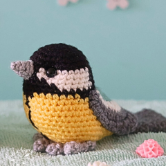 Sky and Shadow the spring birds amigurumi pattern by LikeALigerCrochet