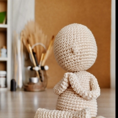Poseable Crochet Yogi Doll Body amigurumi by Crochery