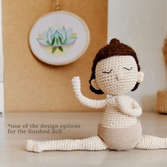Poseable Crochet Yogi Doll Body amigurumi pattern by Crochery