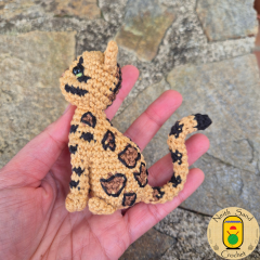 Hyou the Tiny Bengal Cat amigurumi pattern by Neith Sand Crochet