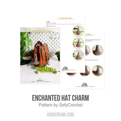 Enchanted Hat Charm amigurumi pattern by SefyCrochet