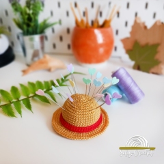 Pincushion Hat amigurumi pattern by SefyCrochet