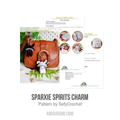 Sparxie Spirits Charm amigurumi pattern by SefyCrochet