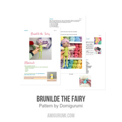 Brunilde the Fairy amigurumi pattern by Domigurumi
