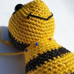 Becky the Bumblebee amigurumi pattern by Little Green Bear