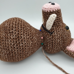 Boris the Boar amigurumi pattern by Little Green Bear