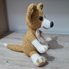 Cerys the Corgi amigurumi pattern by Little Green Bear