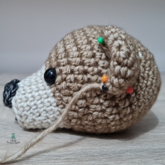 Glenn the Grizzly Bear amigurumi pattern by Little Green Bear