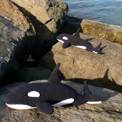 Olwyn the Orca amigurumi by Little Green Bear