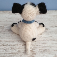Reggie the Rough Haired Jack Russel amigurumi pattern by Little Green Bear