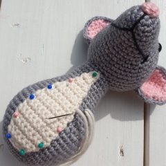Roscoe the Rat amigurumi pattern by Little Green Bear